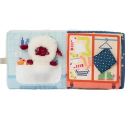 Discount Lilliputiens Livre d'activités en tissu Bonne nuit Yvan