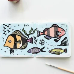 Sale Wee Gallery Livre de bain Qui aime les animaux ?