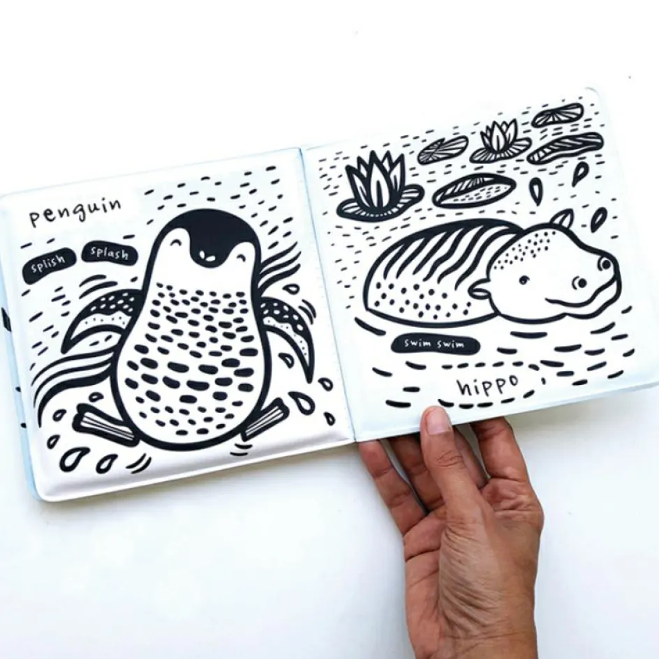 Livre de bain Qui est dans l'eau ?|Wee Gallery Online