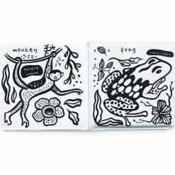 Clearance Wee Gallery Livre de bain Qui est dans la forêt tropicale ?