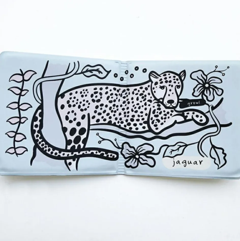 Clearance Wee Gallery Livre de bain Qui est dans la forêt tropicale ?