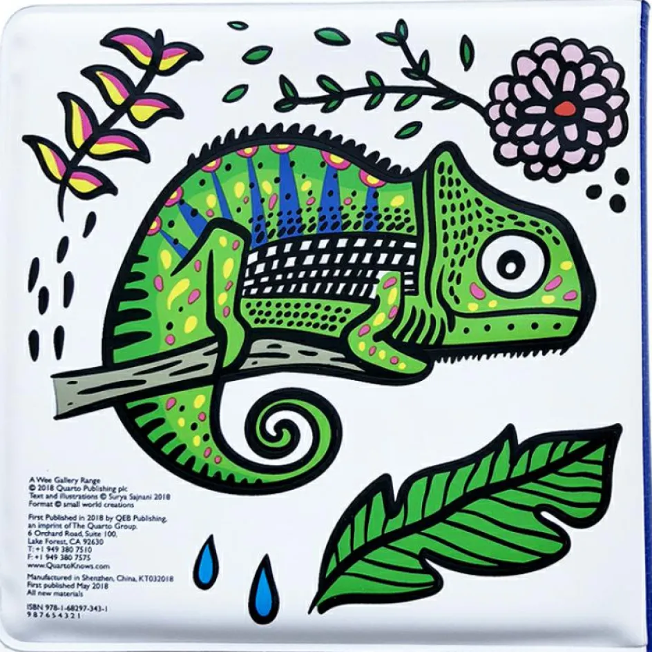 Clearance Wee Gallery Livre de bain Qui est dans la forêt tropicale ?