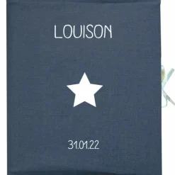 Outlet Les Griottes Livre de naissance bleu pétrole 88 pages (personnalisable)
