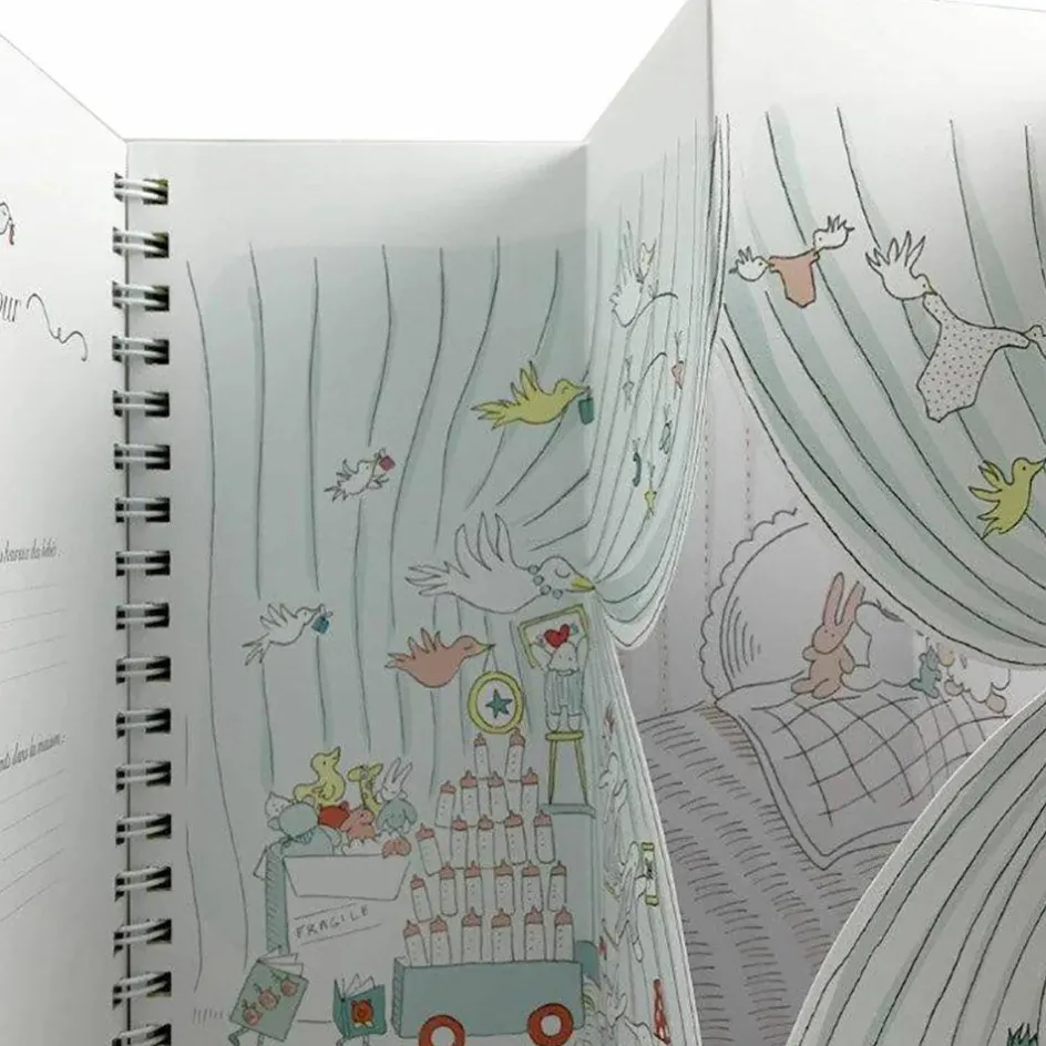 Outlet Les Griottes Livre de naissance bleu pétrole 88 pages (personnalisable)