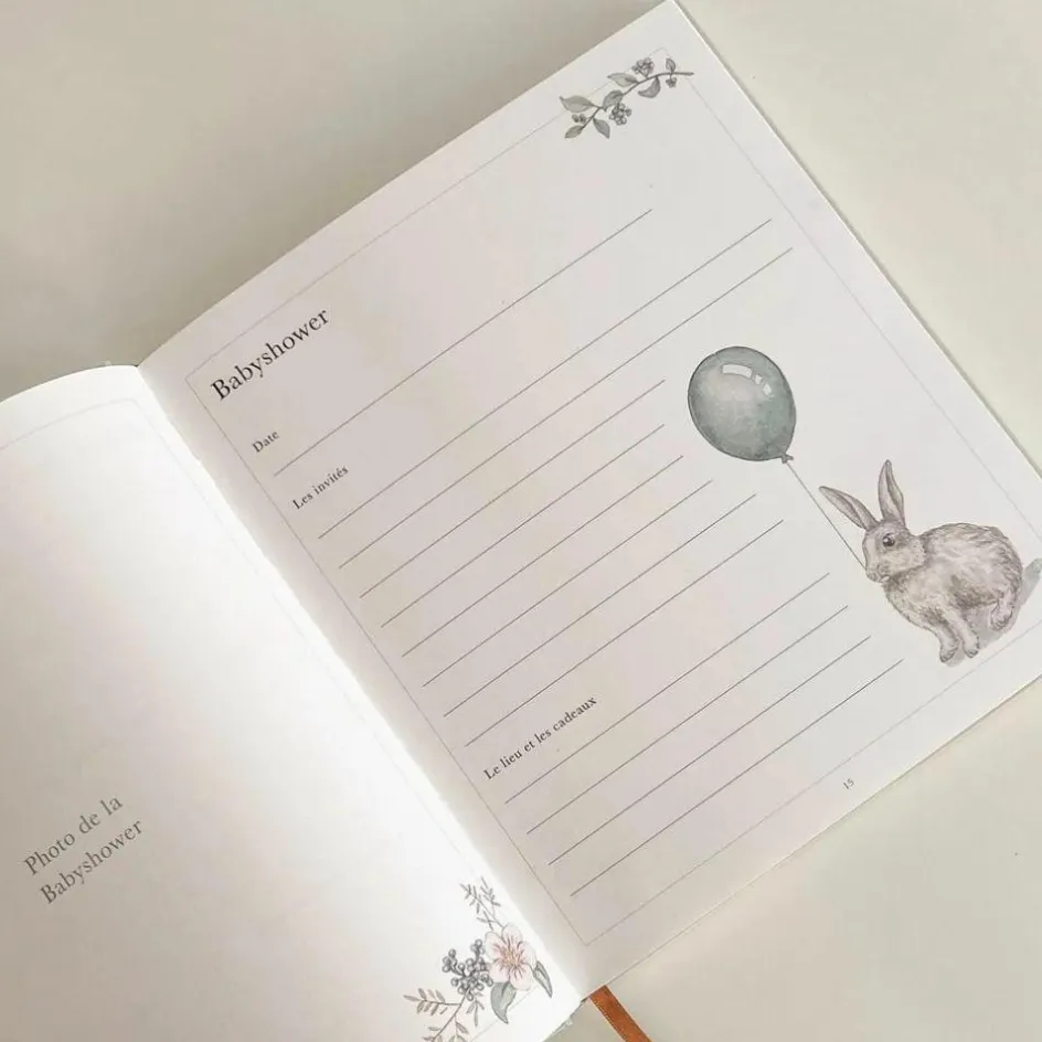 Outlet Cam Cam Copenhagen Livre de Naissance rose Mix (21 x 24 cm)