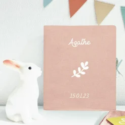 Livre de naissance rose poudré 88 pages (personnalisable)|Les Griottes