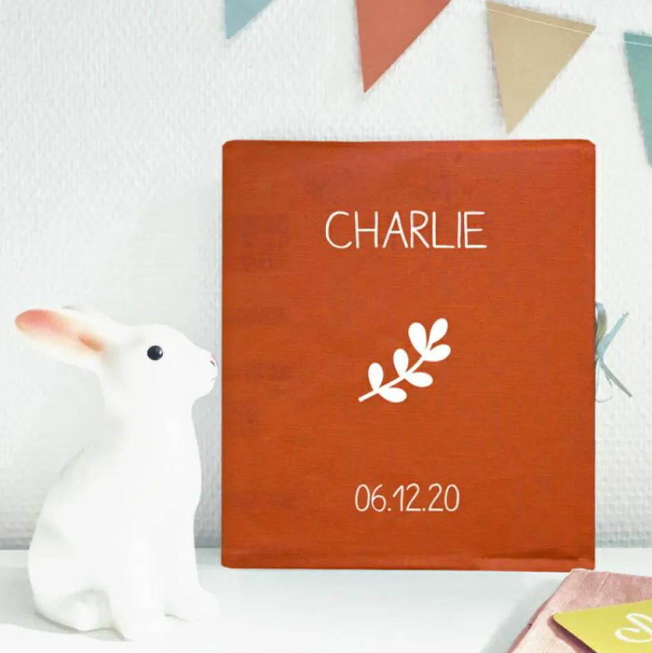 Discount Les Griottes Livre de naissance terracotta 88 pages (personnalisable)