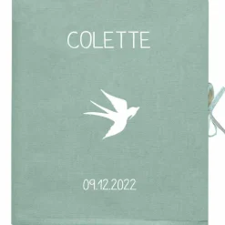 Livre de naissance vert amande 88 pages (personnalisable)|Les Griottes