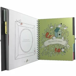 Livre de naissance vert amande 88 pages (personnalisable)|Les Griottes