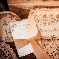 Sale Arty Fêtes Factory Livre d'or en bois Oh Baby (68 pages)