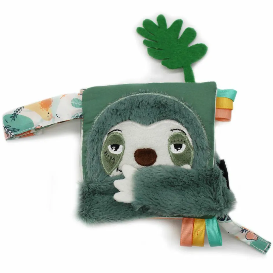 Sale Les Déglingos Livre d'éveil en tissu Chillos le paresseux