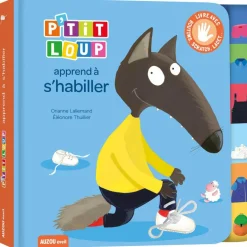 Clearance Auzou Editions Livre Je decouvre avec P'tit Loup P'tit Loup apprend à s'habiller
