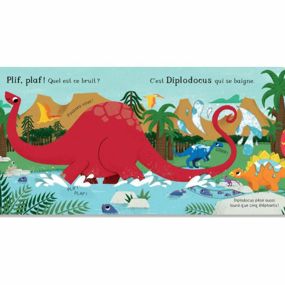 New Editions Kimane Livre Le diplodocus