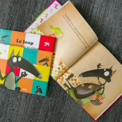 Livre Le loup qui apprivoisait ses émotions|Auzou Editions Discount