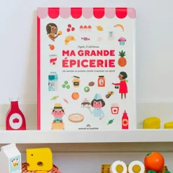 Marcel et Joachim Livre Ma grande épicerie : les essentiels du quotidien illustrés et expliqués aux enfants