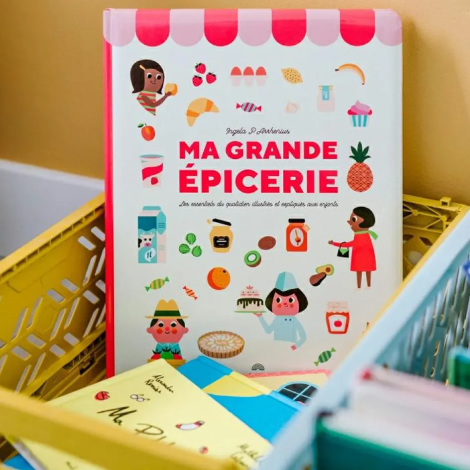Marcel et Joachim Livre Ma grande épicerie : les essentiels du quotidien illustrés et expliqués aux enfants