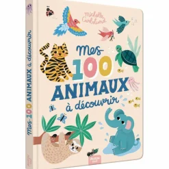 Sale Auzou Editions Livre Mes 100 animaux à découvrir X Michelle Carlslund