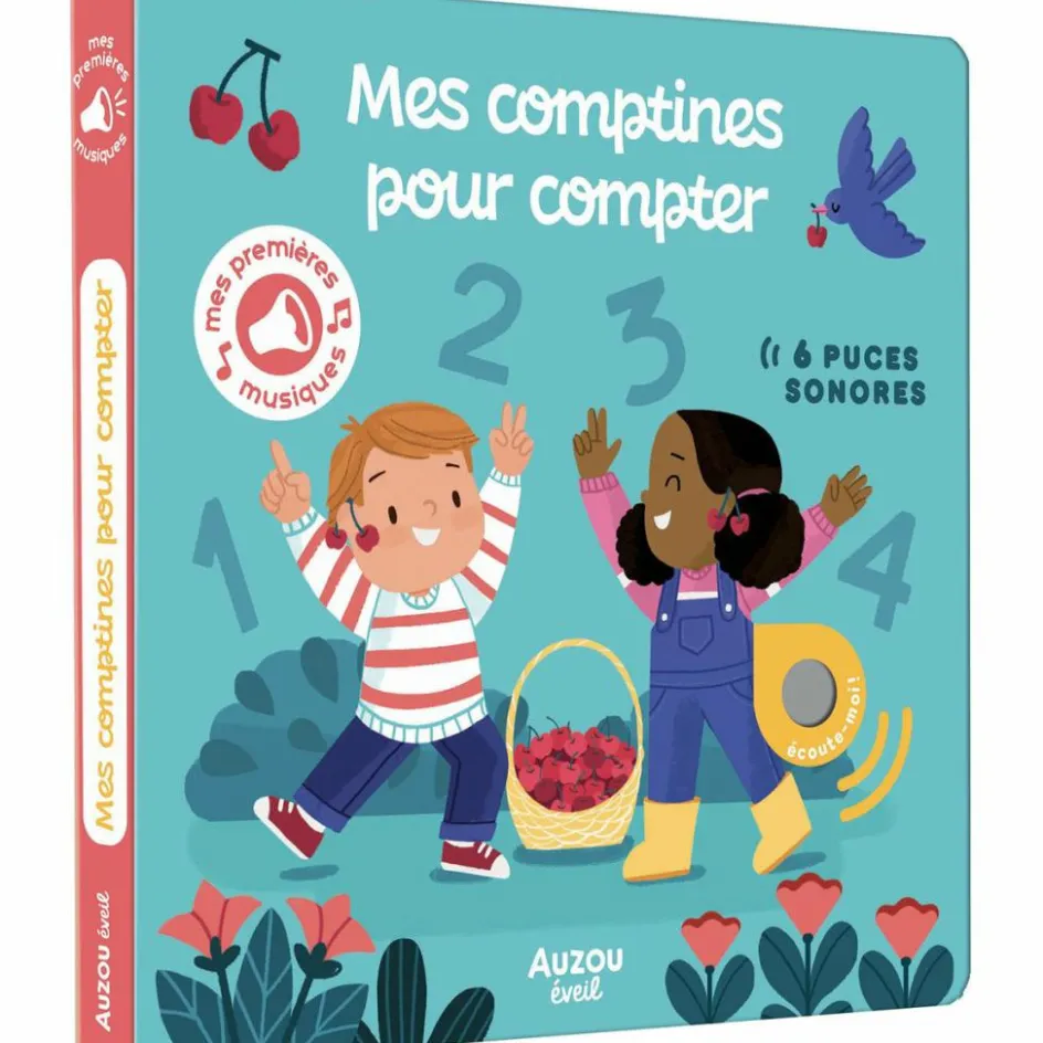 Livre Mes comptines pour compter Mes premiers sonores|Auzou Editions Clearance