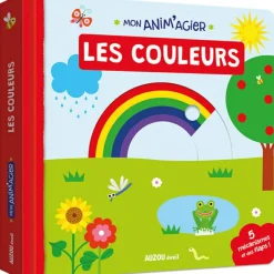 New Auzou Editions Livre Mon anim'agier : les couleurs