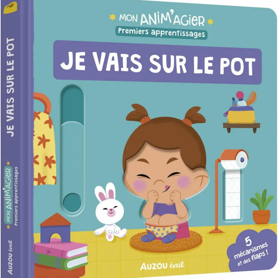 Online Auzou Editions Livre Mon anim'agier Premiers apprentissages - Je vais sur le pot