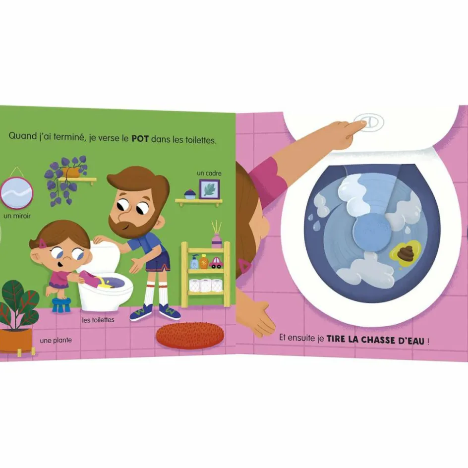 Online Auzou Editions Livre Mon anim'agier Premiers apprentissages - Je vais sur le pot