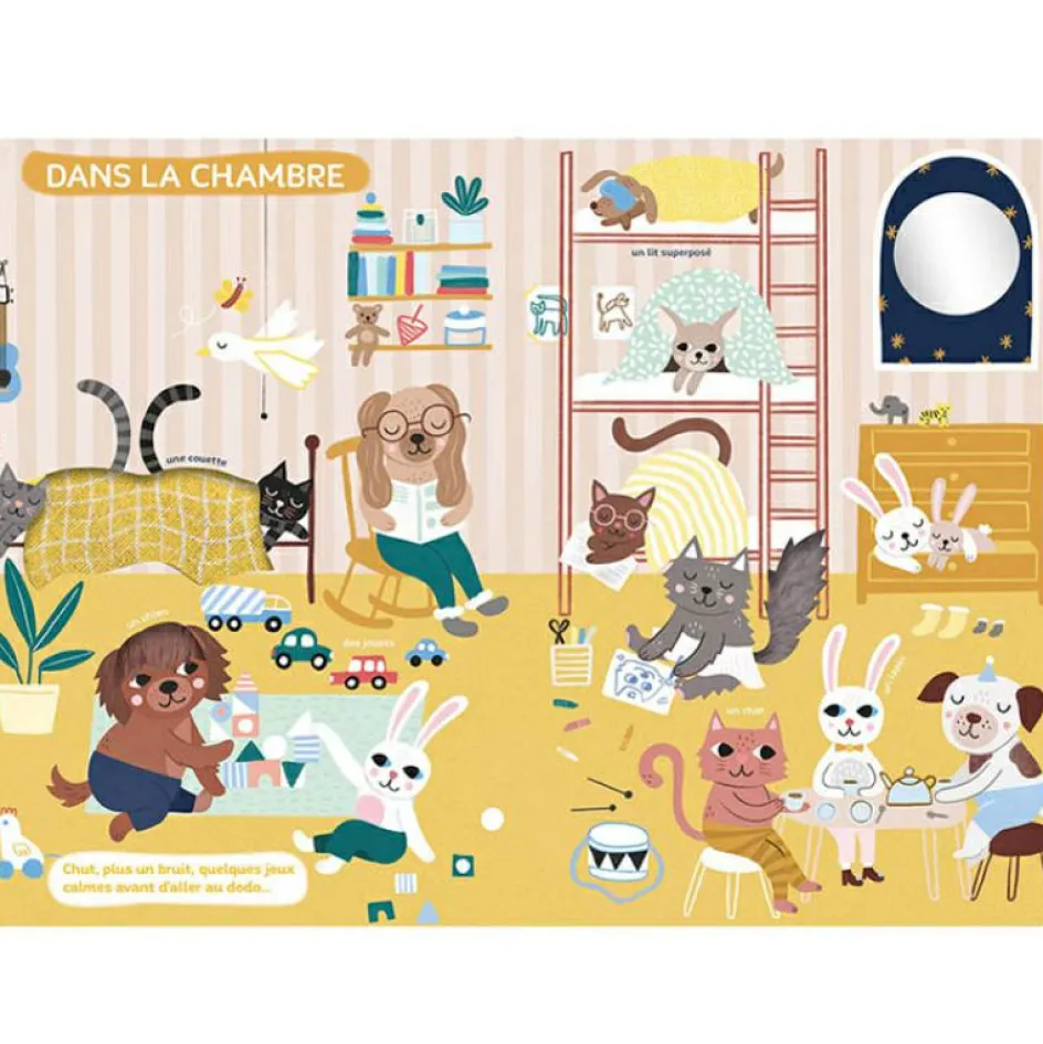 Sale Auzou Editions Livre Mon très grand livre d'éveil : Bonne nuit les animaux !