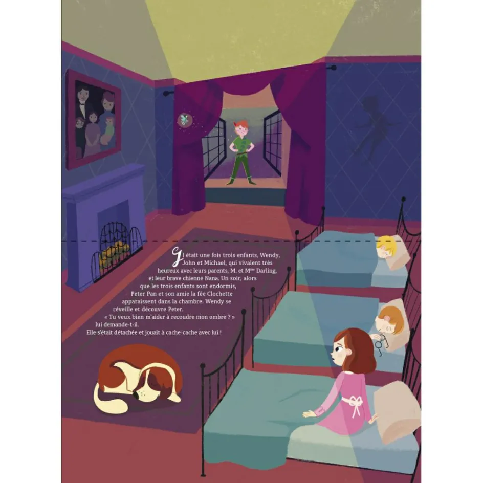 Hot Auzou Editions Livre projecteur - la fabuleuse histoire de Peter Pan