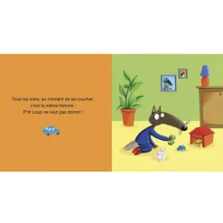 Auzou Editions Livre P'tit loup ne veut pas dormir