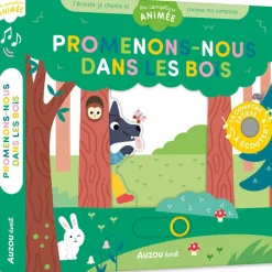 Livre sonore Ma comptine animée - Promenons-nous dans les bois|Auzou Editions Clearance