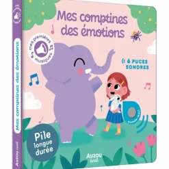 Livre sonore Mes comptines des émotions|Auzou Editions Best