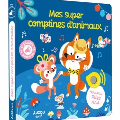 Livre sonore Mes super comptines d'animaux|Auzou Editions Online