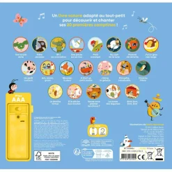 Hot Auzou Editions Livre sonore Mes toutes premières comptines