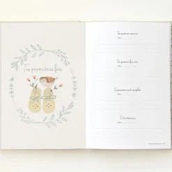 Livre souvenirs Ton histoire tes 10 premières années grège|Zü