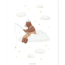 Lot de 4 affiches Hot-air balloons|Lilipinso Outlet