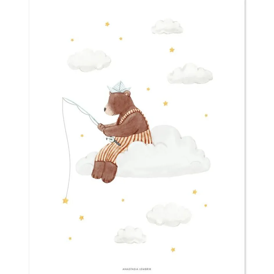 Lot de 4 affiches Hot-air balloons|Lilipinso Outlet