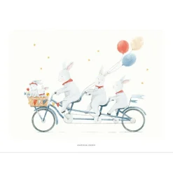 Lot de 4 affiches Hot-air balloons|Lilipinso Outlet