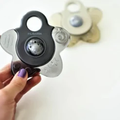 Lot de 2 anneaux de dentition étoile gris|Filibabba Best