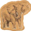 Lot de 8 assiettes Éléphant Safari Kraft|Arty Fêtes Factory Online
