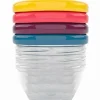 Discount Babymoov Lot de 4 Babybols avec couvercles de couleurs (120 ml)