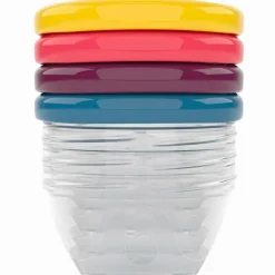Discount Babymoov Lot de 4 Babybols avec couvercles de couleurs (120 ml)