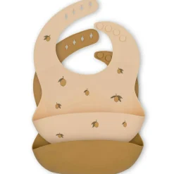 Outlet Konges Slojd Lot de 2 bavoirs à poche Lemon