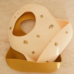 Outlet Konges Slojd Lot de 2 bavoirs à poche Lemon