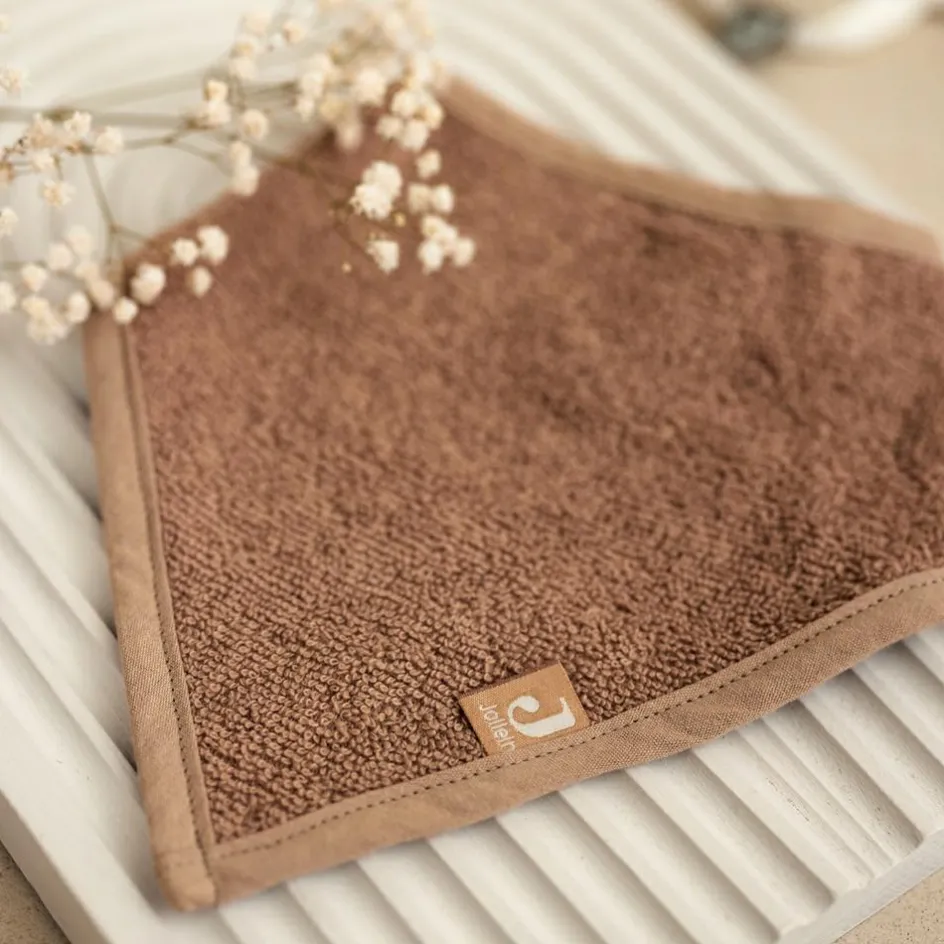 Lot de 2 bavoirs bandana Biscuit|Jollein Hot