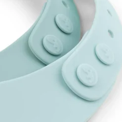 Sale Done by Deer Lot de 2 bavoirs en silicone Elphee Bleu