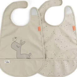 Discount Done by Deer Lot de 2 bavoirs imperméables à velcro Lalee Sable