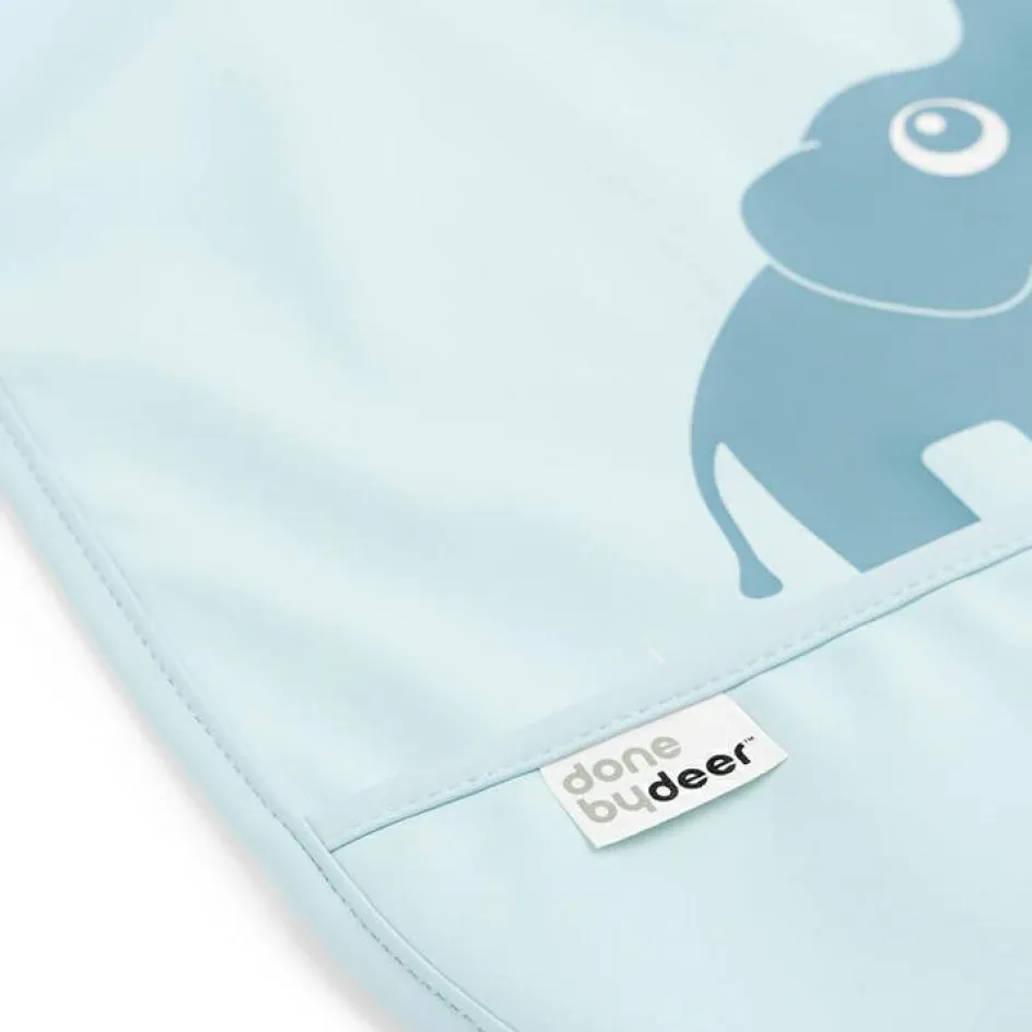 Sale Done by Deer Lot de 2 bavoirs imperméables à velcro Elphee Bleu