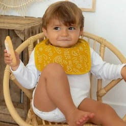 Sale Trois Kilos Sept Lot de 6 bavoirs premier âge Meli melo