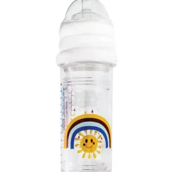 New Le Biberon Français Lot de 3 biberons anti colique gigognes Rainbow Arc-en-ciel (360 ml et 210 ml)
