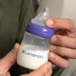 New Lansinoh Lot de 2 biberons et tétines Natural Wave® spécial allaitement (160 ml)