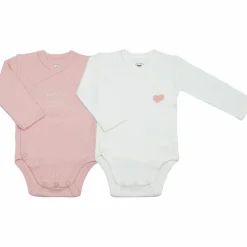 Outlet Trois Kilos Sept Lot de 2 bodies Bouille Rose (1 mois)